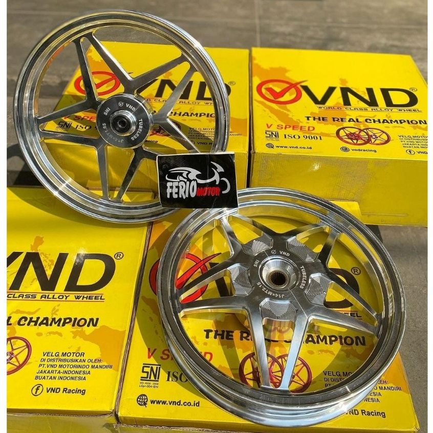 Velg VND V Speed Vario 160 CBS ABS Cakram Belakang uk 185/215 Ring 14