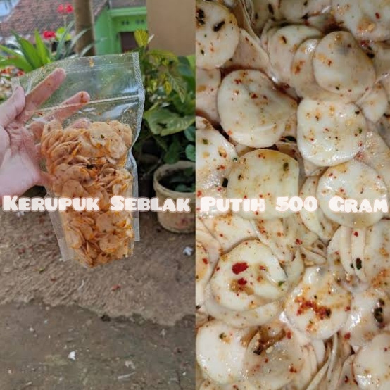 

[500Gr] Kerupuk Seblak Putih Pedas Daun Jeruk 500 Gram