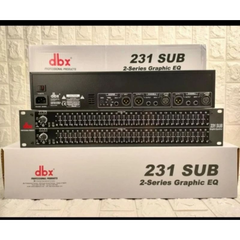 EQUALIZER DBX231 SUBWOOFER