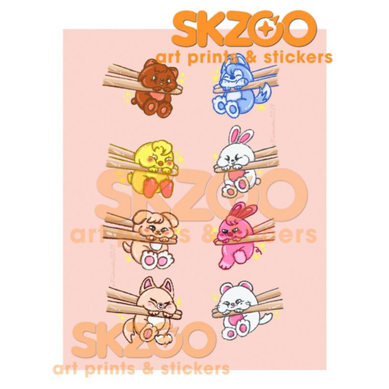 

skzoo dumpling stickers