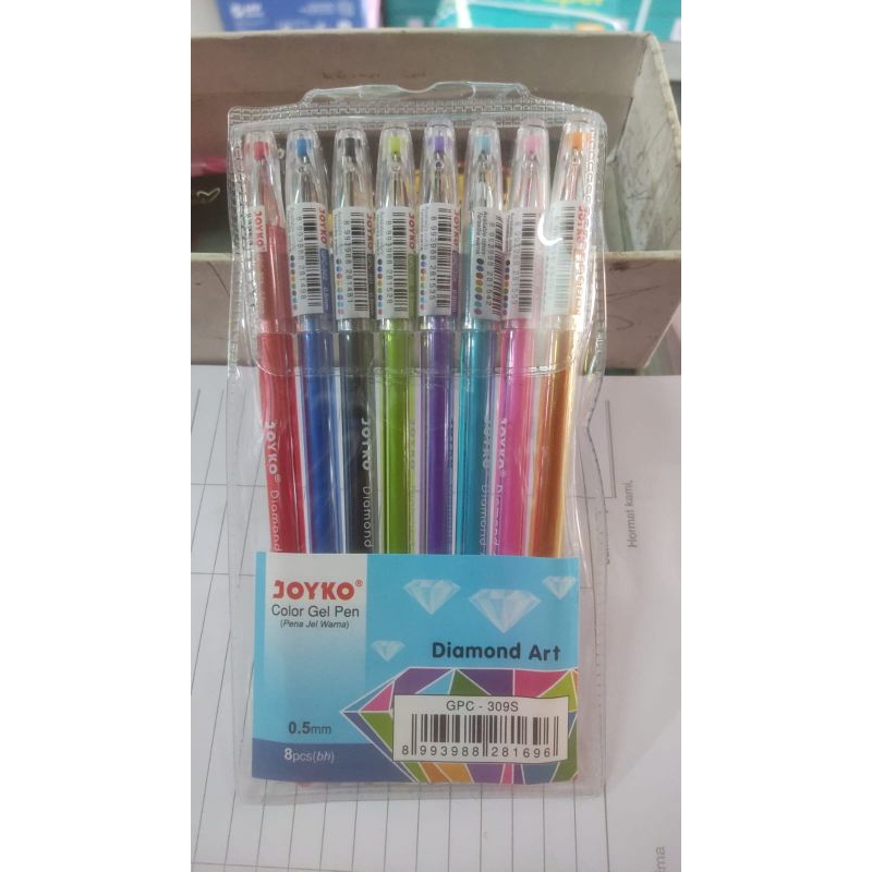 

JOYKO DIAMOND ART COLOR GEL PEN 0.5 MM / PEN WARNA / BOLPEN WARNA