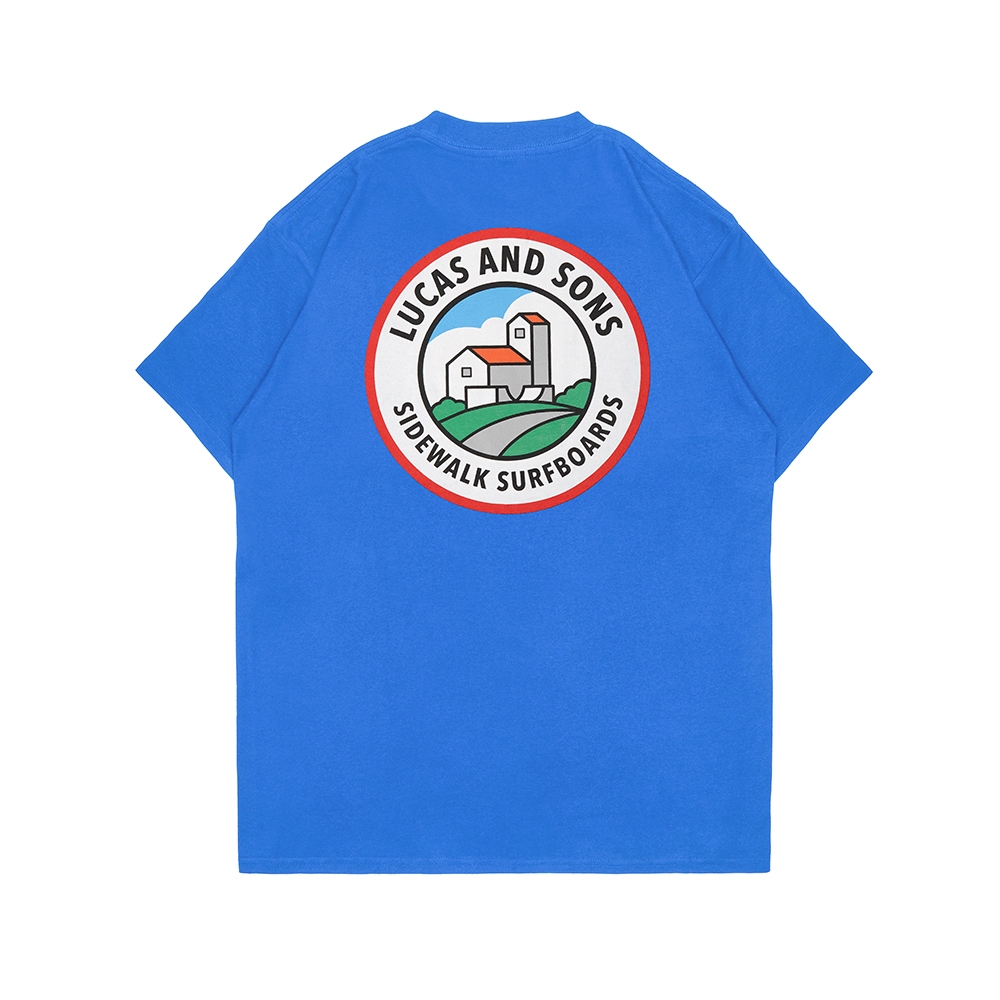 Lucas and Sons T-Shirt House Royal Blue Heavy Cotton