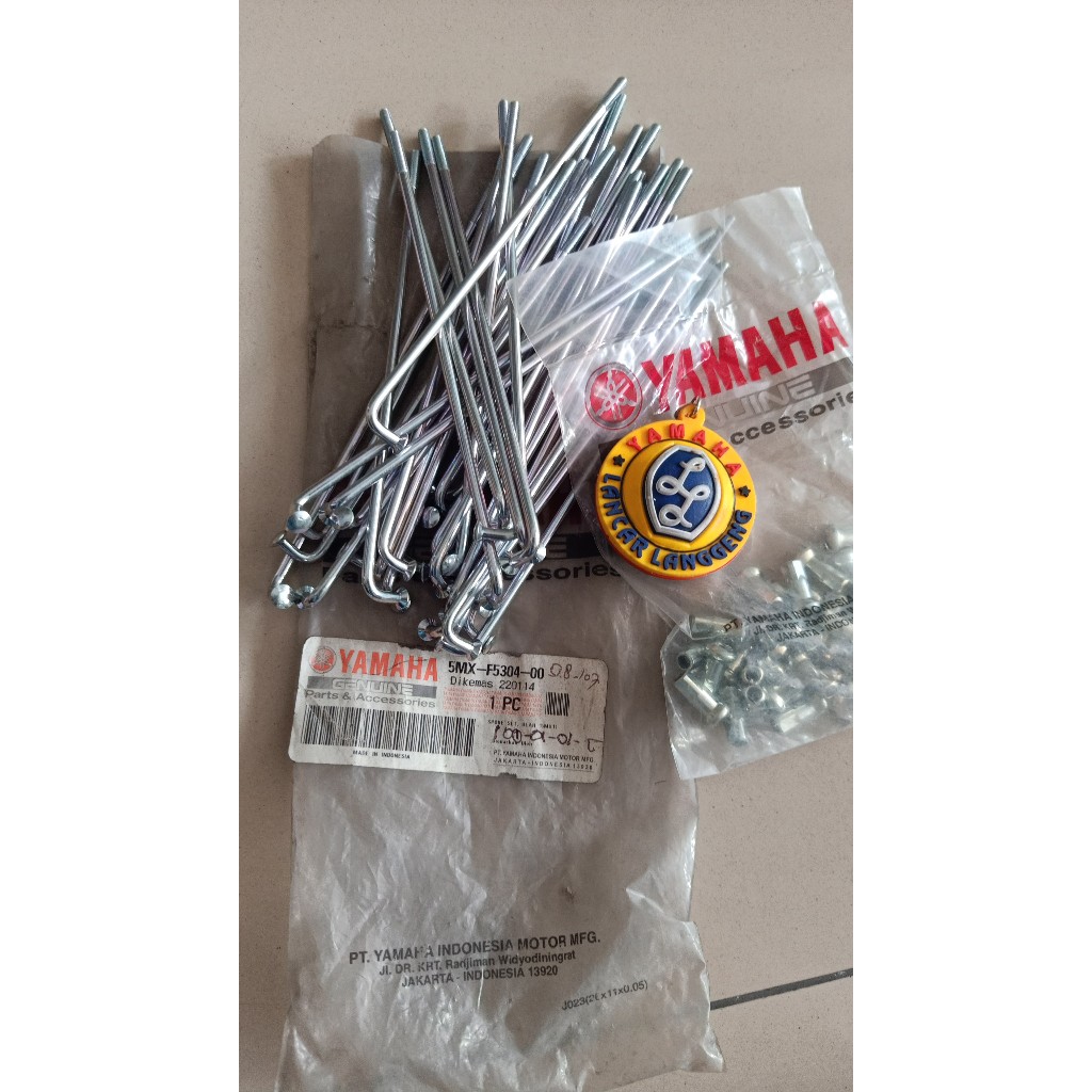 SPOKET SET REAR/ JARI JARI VELG BELAKANG YAMAHA NOUVO Z ORIGINAL 5MX-F5304-00