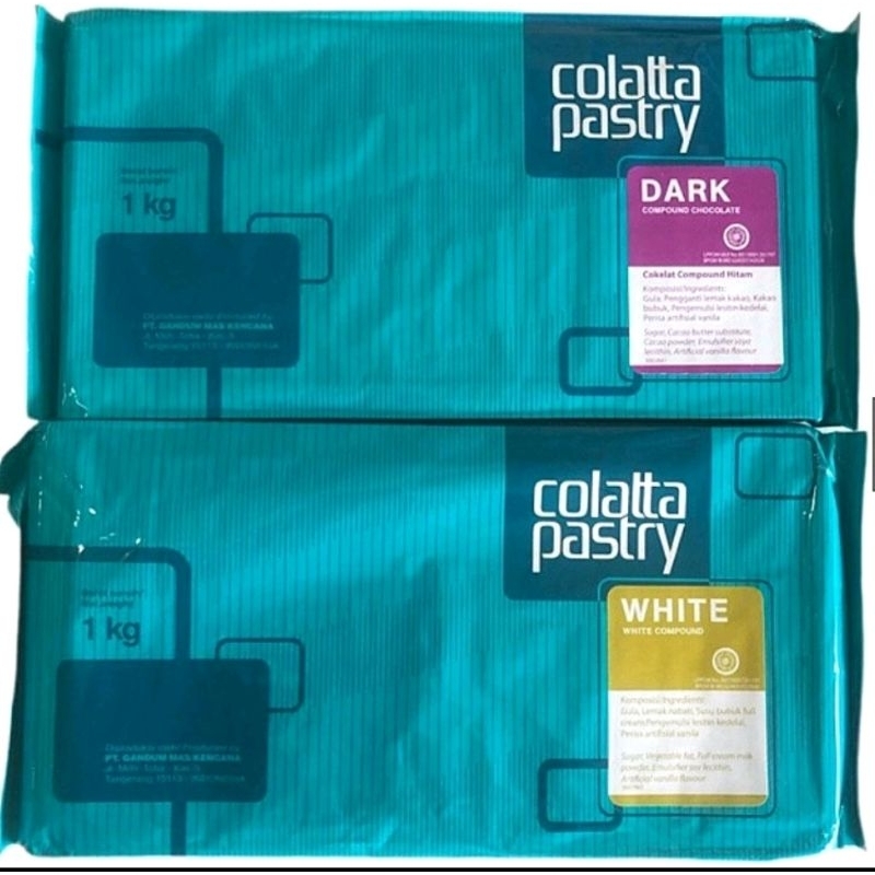 

COLATTA PASTRY WHITE DAN DARK 1 KG