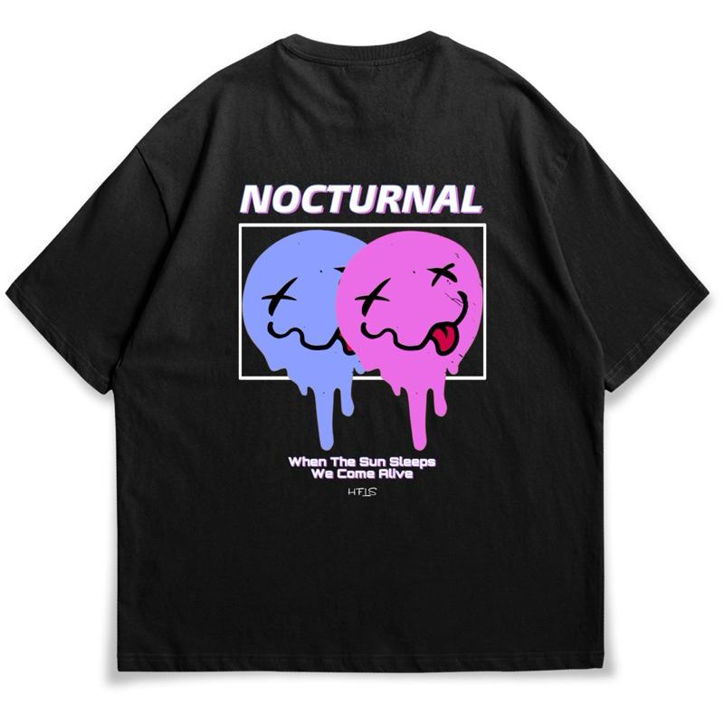 HFLS - Oversized T Shirt - Nocturnal - Kaos Distro Oversize Unisex
