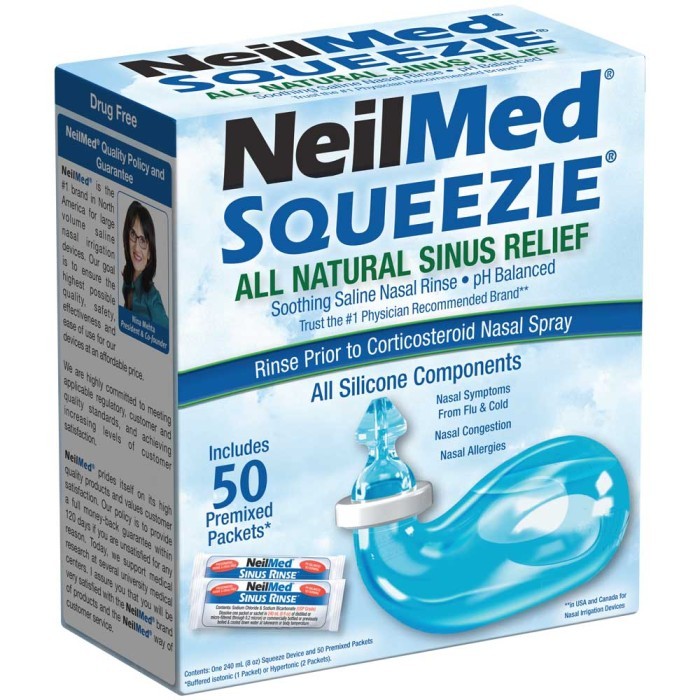 NEILMED SQUEEZIE 50 Premixed Packets