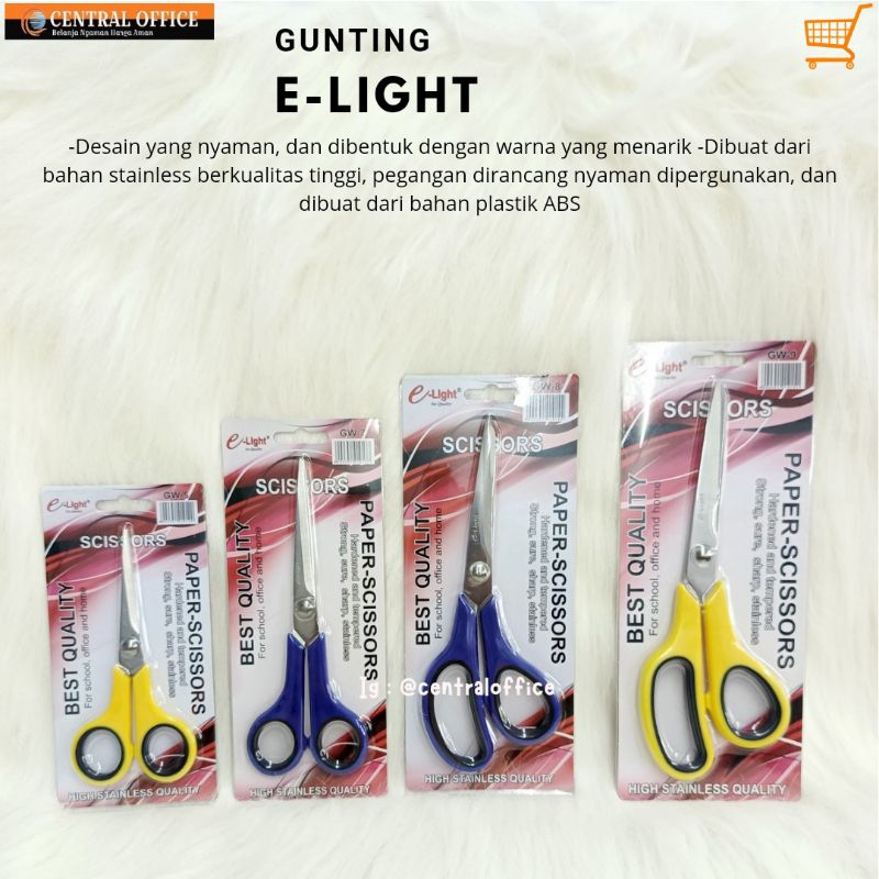 

Gunting E-Light/Gunting Kecil/Gunting Sedang/Gunting Besar