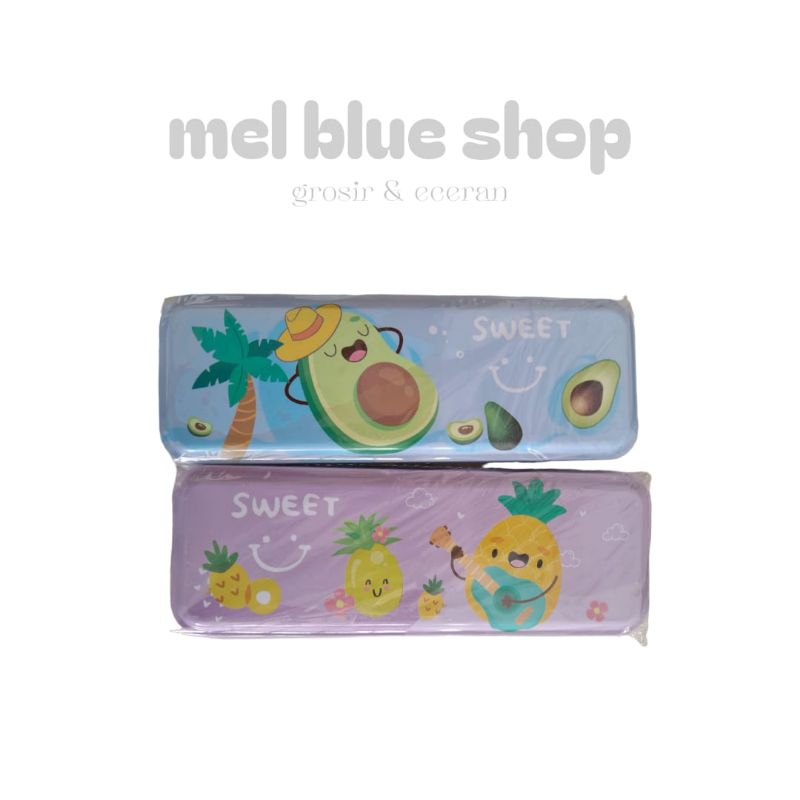 

kotak pensil kaleng fruity