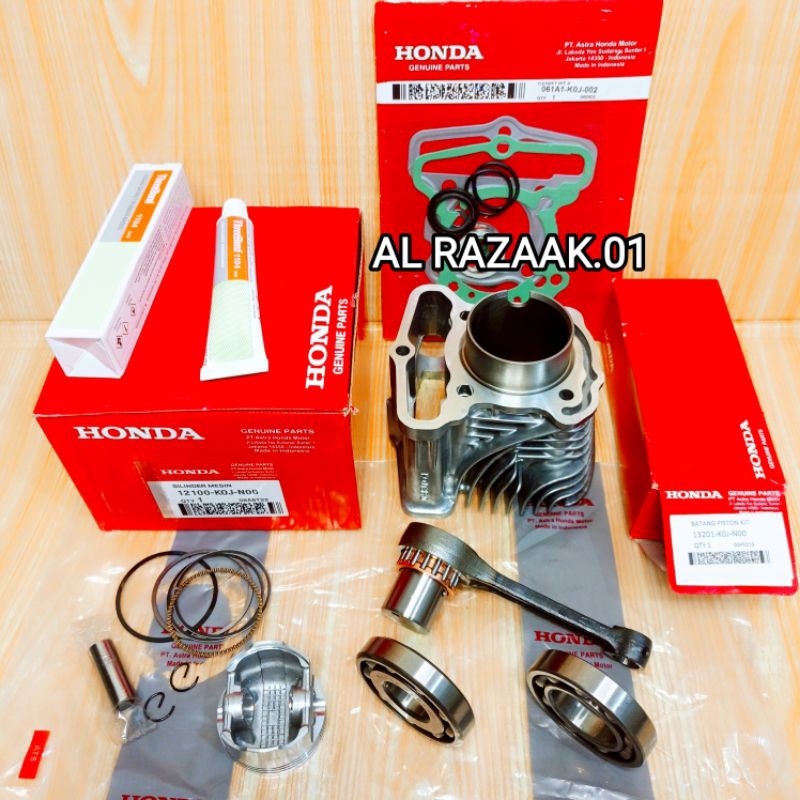 PAKET 5, AITEM BLOK SEHER KOMPLIT HONDA GENIO / BEAT DELUXE/BEAT STREET/SCOOPY 2020 KOJ