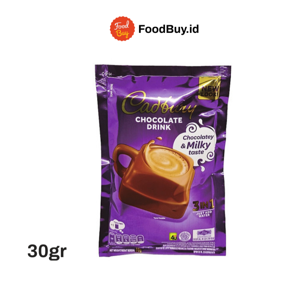 

Cadbury Chocolate Drink Chocolatey & Milky Taste 30 gr