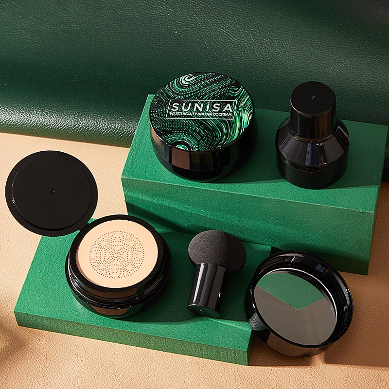 BIOAQUA x SUNISA Bedak Cushion Waterproof 20g Menutupi pori-pori Full Coverage BB Cushion Original 1
