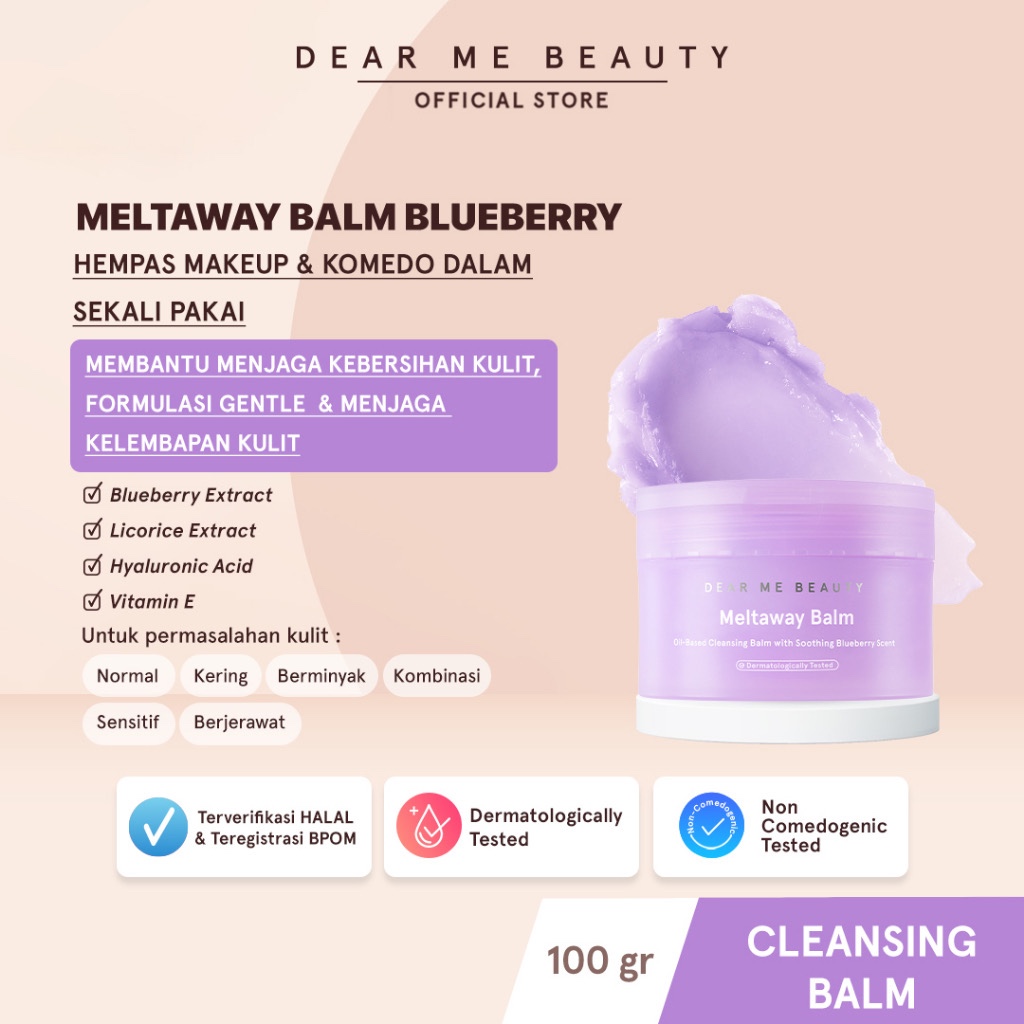 Dear Me Beauty Cleansing Balm