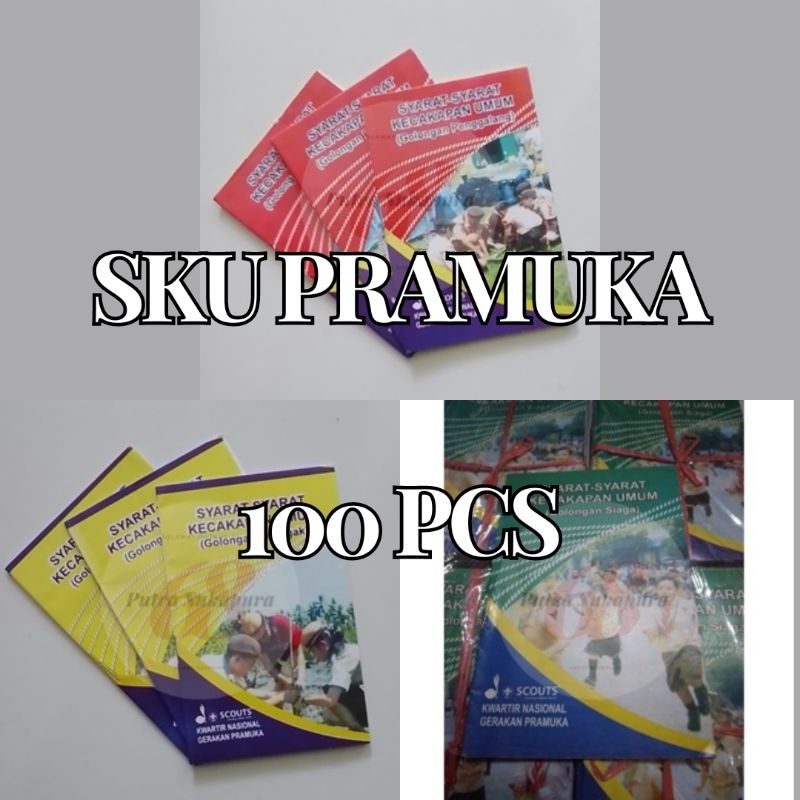 

Buku SKU Pramuka SIAGA/PENGGALANG/PENEGAK 50-100 PCS