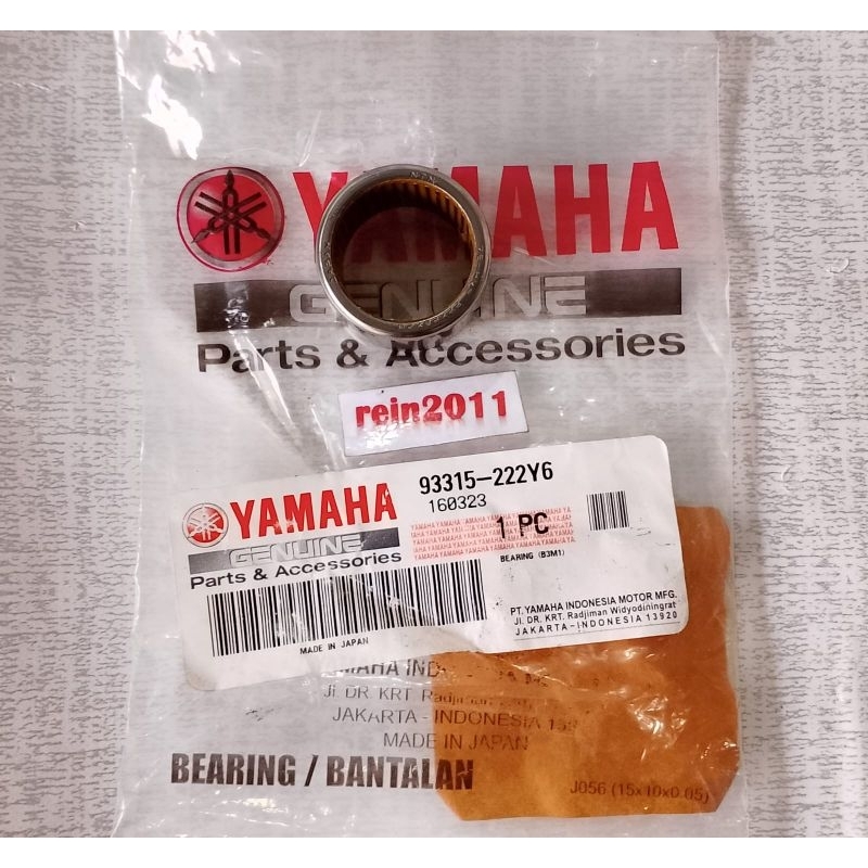 BEARING LAHER BAMBU BOSH BOS SWING ARM SASIS WR155 WR 155 ASLI ORI YAMAHA 93315 222Y6