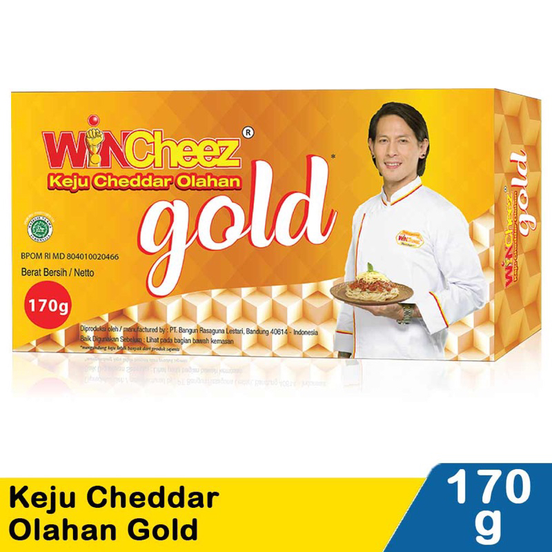 

Wincheez Gold 170gr Keju Cheddar Olahan Rak Sayur Padang