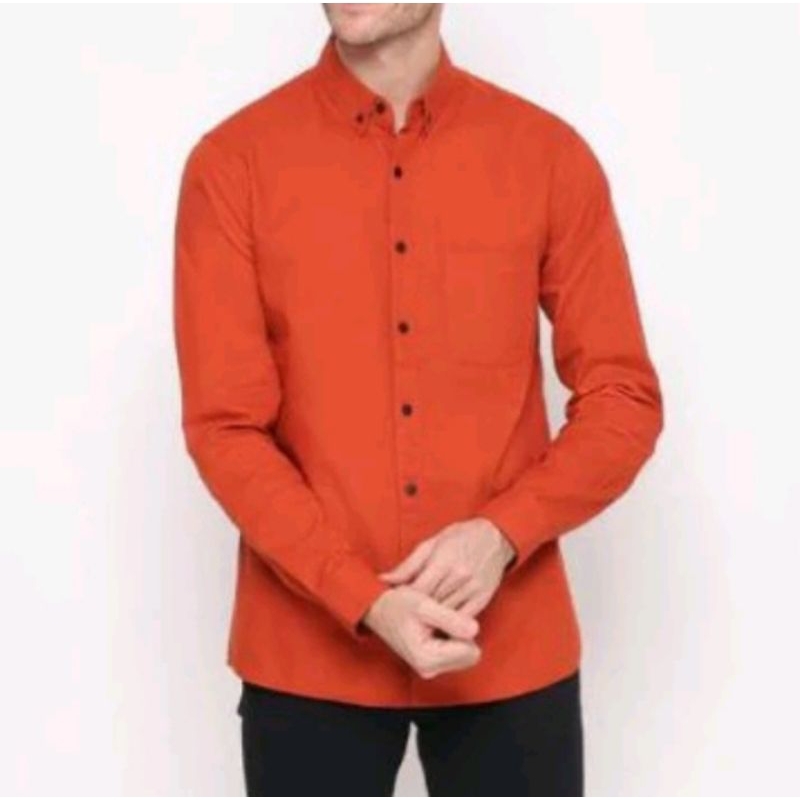 Kemeja Polos Pria Kualitas Premium//Kemeja Kerja//Kemeja Kerja Pria//Kemeja Kerja Lengan Panjang
