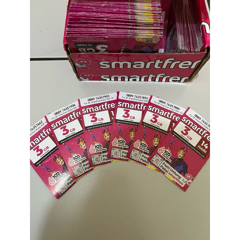 SMARTFREN KUOTA 3GB NASIONAL 24JAM FULL 4G