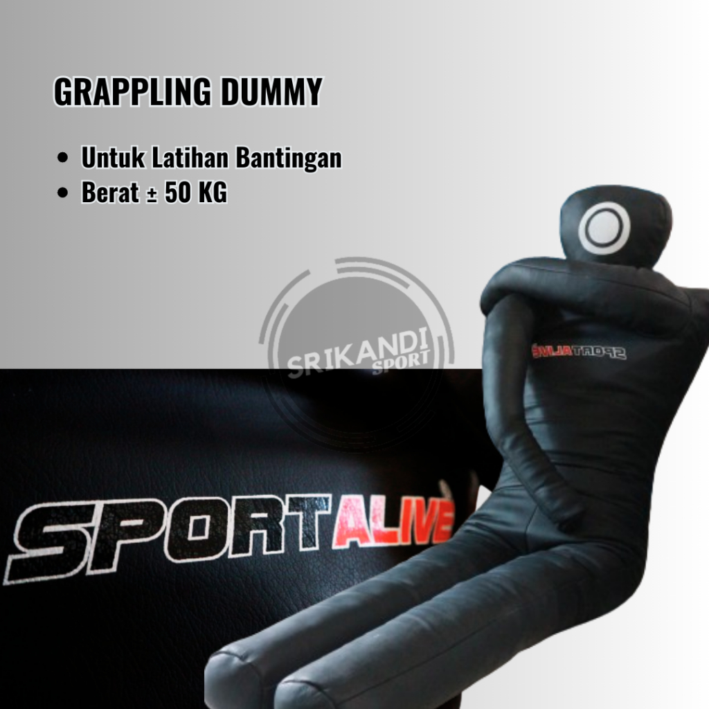Boneka Bantingan untuk Gulat BJJ Jiujitsu Judo MMA Wrestling Dummy MMA Bantingan Silat SPORTALIVE
