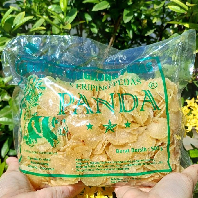 

KERIPIK SINGKONG CERIPING PANDA MENTAH [Kemasan 500Gram]