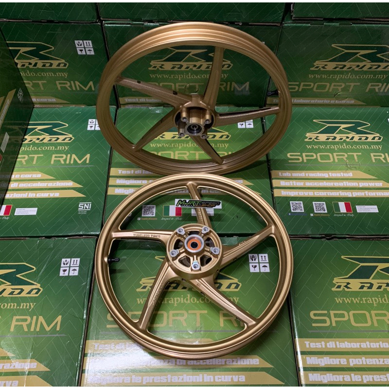 VELG RAPIDO MX KING 160/185X17 160/160X17 DEPAN 4 HOLE