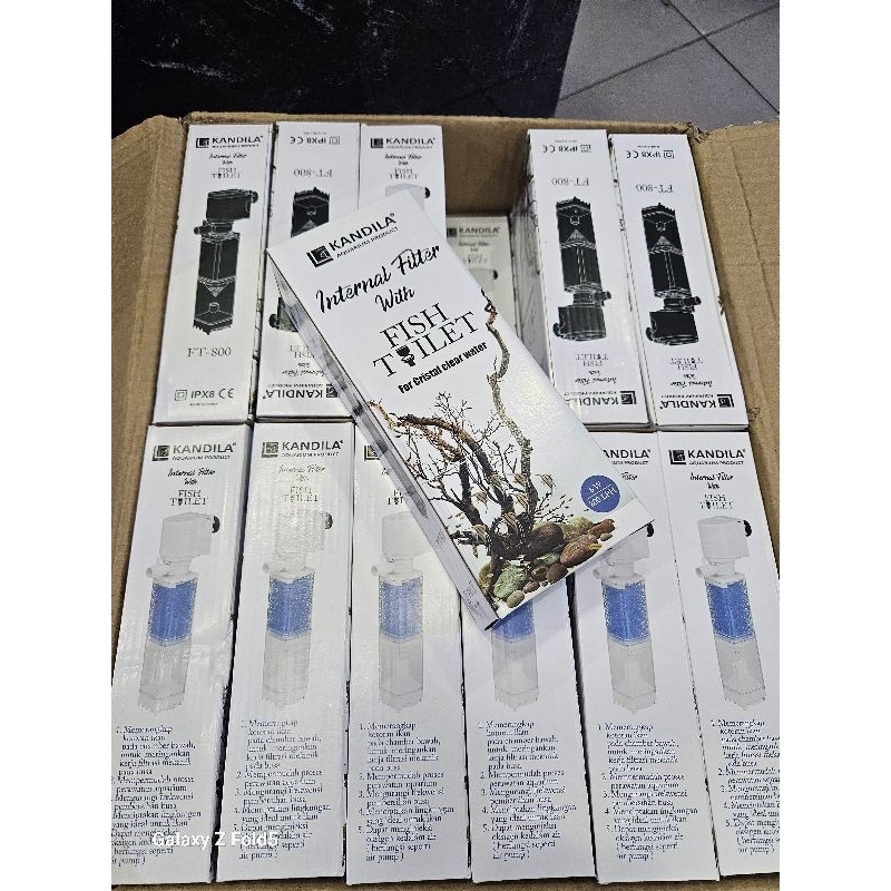 Kandila FT 800 Internal Filter With Fish Toilet 6W 800L/H