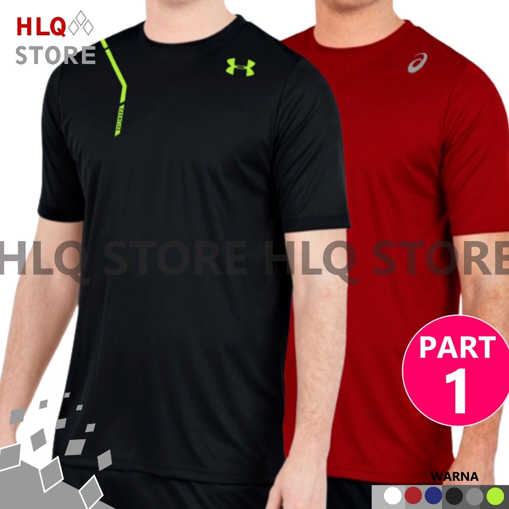 KODE H69Q Kaos Olahraga Pria Wanita Dry Fit All Size Fit XL Atasan Pakaian Baju Drifit Dryfit Jersey
