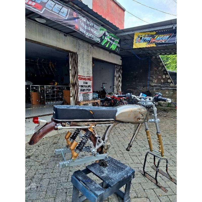 Rangka Set Bodi Cb Tatanan Ala Nganjuk Sudah Dengan Shock