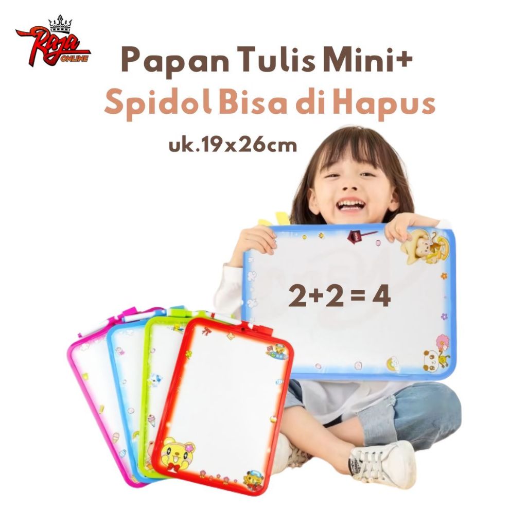 

MPP9 - Papan Tulis Mini 19x26 cm Colourfull WhiteBoard Free Spidol