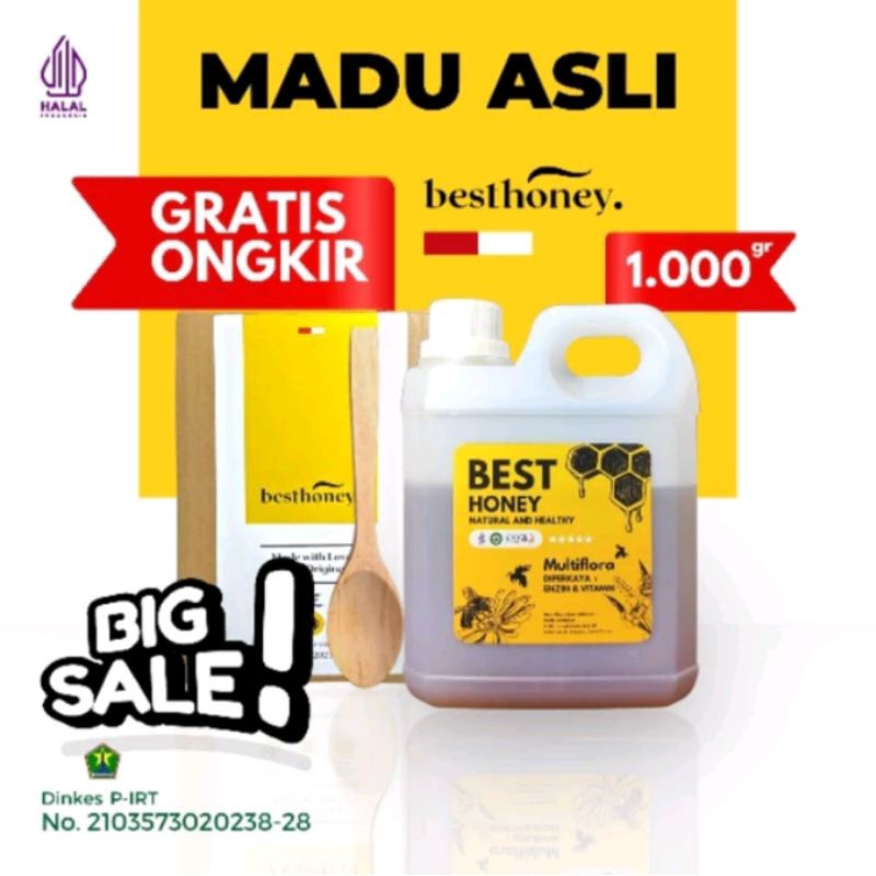 

Madu Multiflora Merk Best Honey 1kg