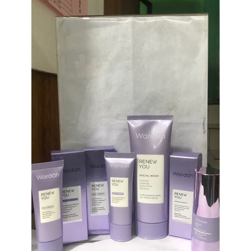 WARDAH PAKET ANTI AGING 4in1