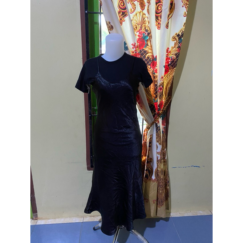 Gaun Dress import wanita