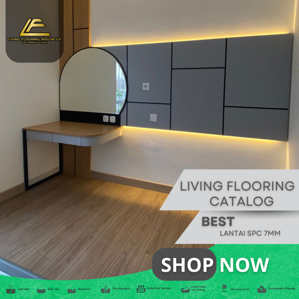 Lantai SPC Daneson MSPC 7mm | Lantai Vinyl Motif Kayu