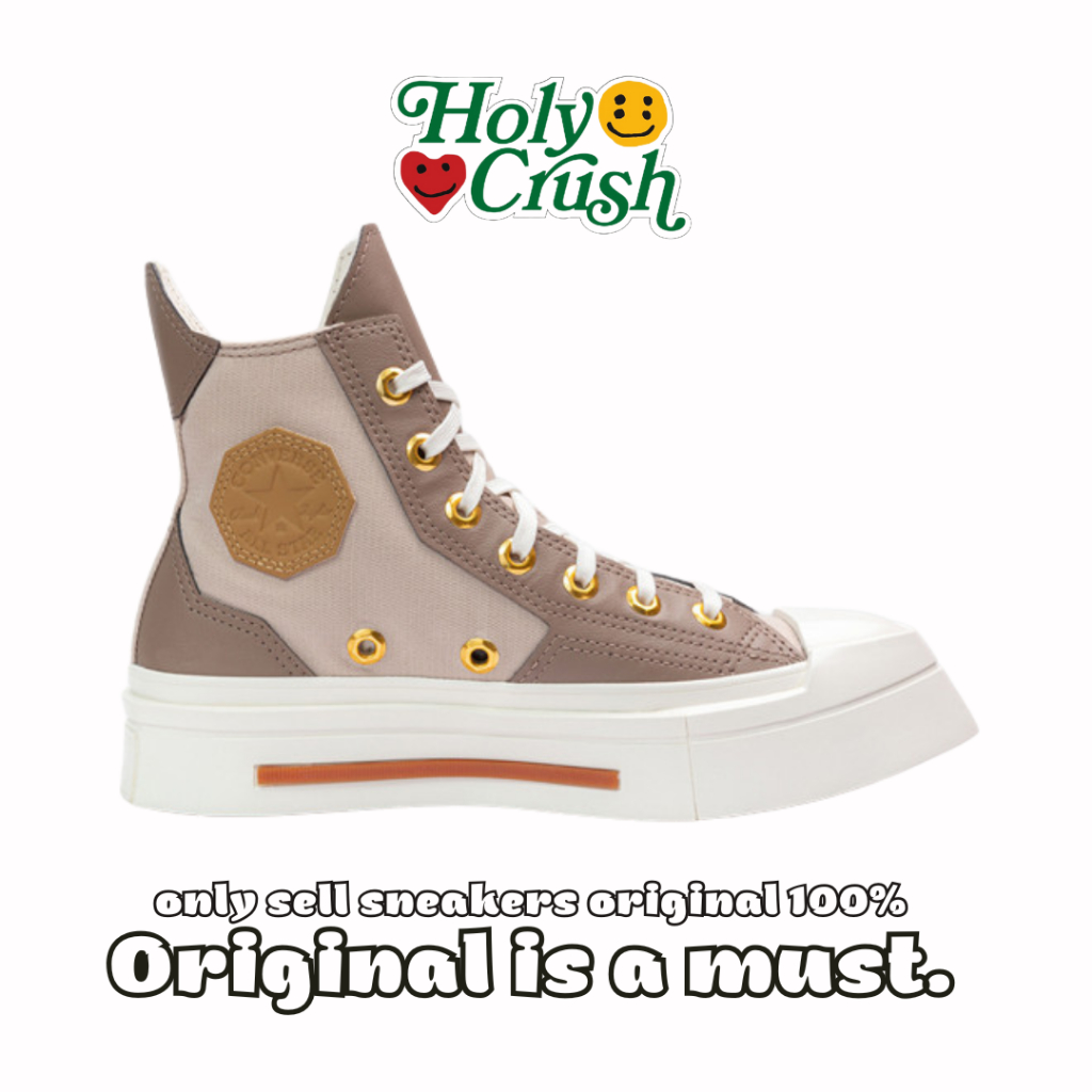 Converse Chuck 70 De Luxe Squared Unisex Sneakers  Mud Mask/Nutty Granola - Original 100%