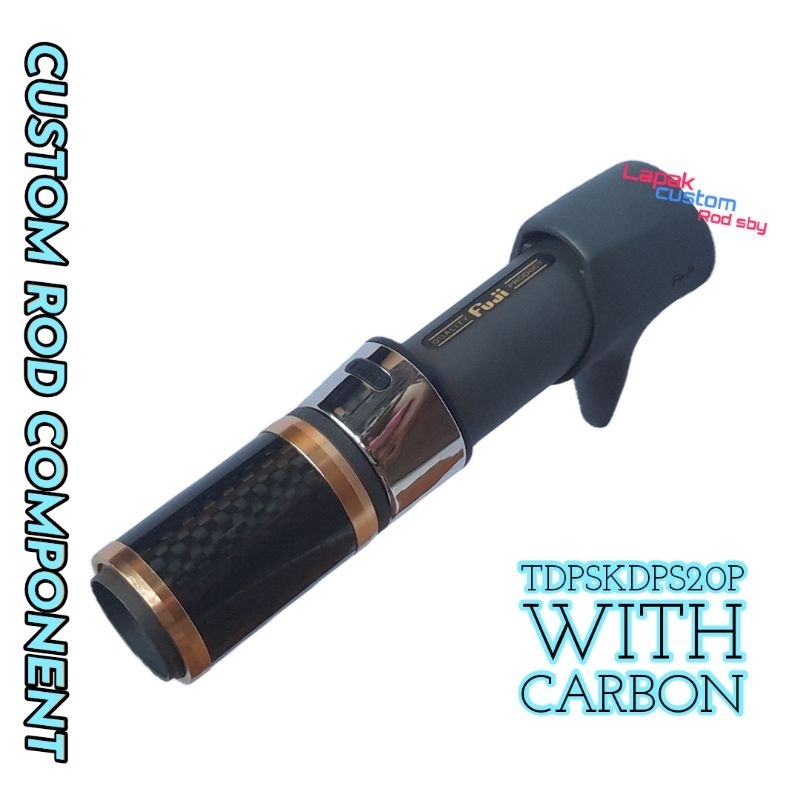 Reel Seat TDPS 20P  Gold label With Carbon