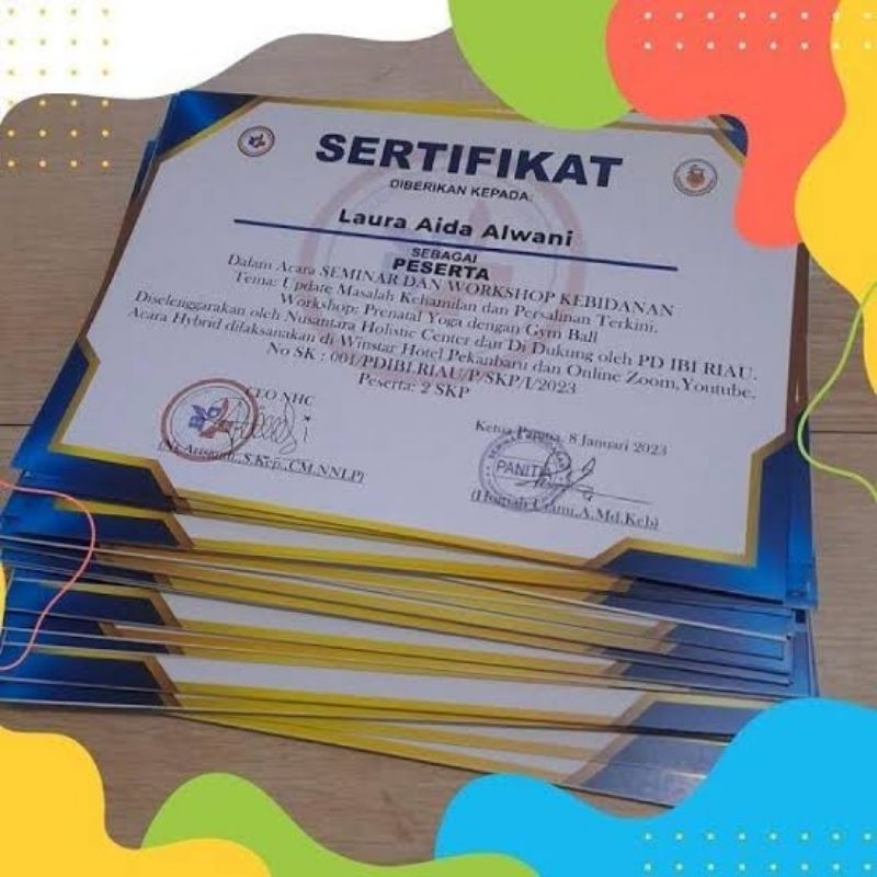 

Cetak Sertifikat Kegiatan/Penghargaan A4
