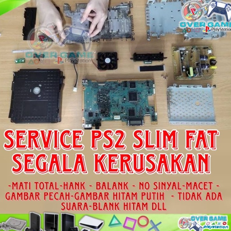 KODE D8G9  JASA SERVICE MESIN PS1  PS2 Fat  Slim Semua Kerusakan