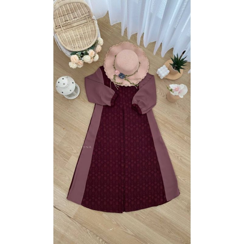 Neyna gamis remaja simple nawasena series