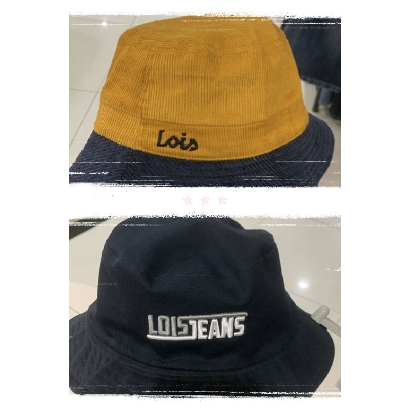 LOIS - Topi Bucket Hat Pria Original