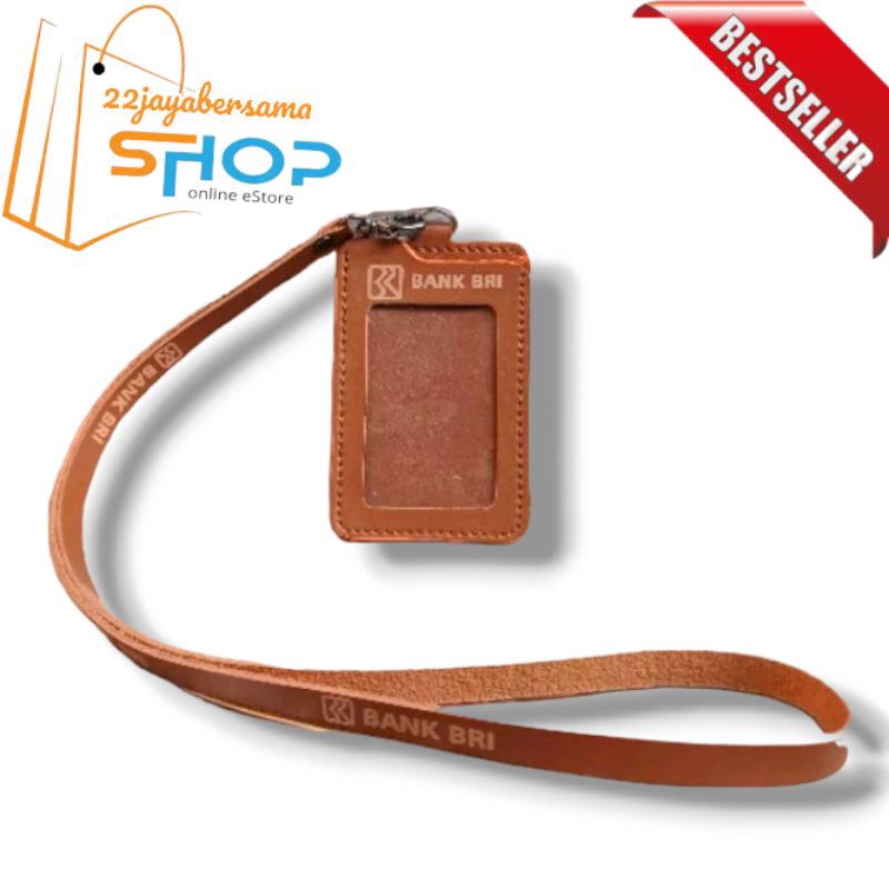 

Tempat ID Card Bank BRI | Holder ID Card Bank BRI | Tempat ID Card Kalung Kulit tebal