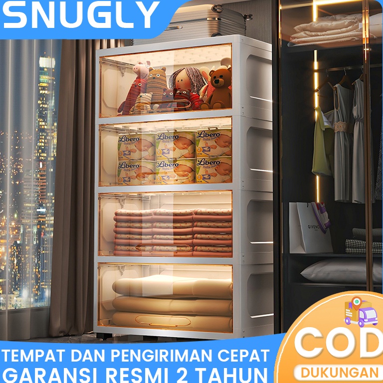Deals SNUGLY Lemari PlastikLoker PlastikLemari Plastik Pintu TransparanLemari Plastik Pintu LipatRak