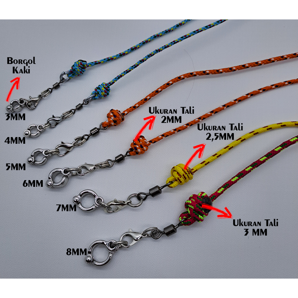 Rantai Parkit Rantai Lovebird Rantai Perkici Rantai Yellow Sided Conure Rantai Falk Rantai Burung