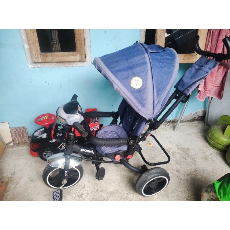 Bundling Sepeda roda 3 anak Pacific dan Push Bike anak Exotic