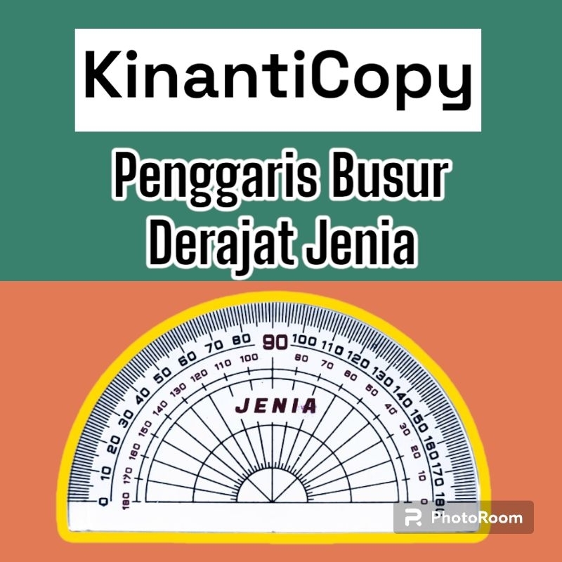 

[ 48 Pcs ] Penggaris Busur Jenia
