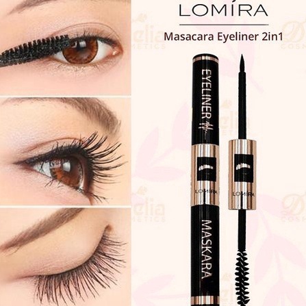ara Eyeliner 2in1 LOMIRA Waterproof Mascara Set Eyeliner