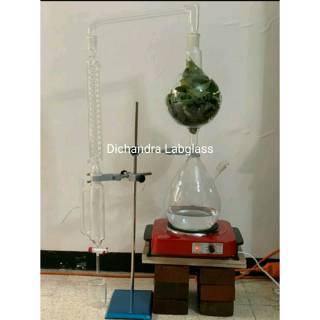 Alat destilasi penyulingan minyak Atsiri kapasitas 250ml ⭐⭐⭐⭐⭐