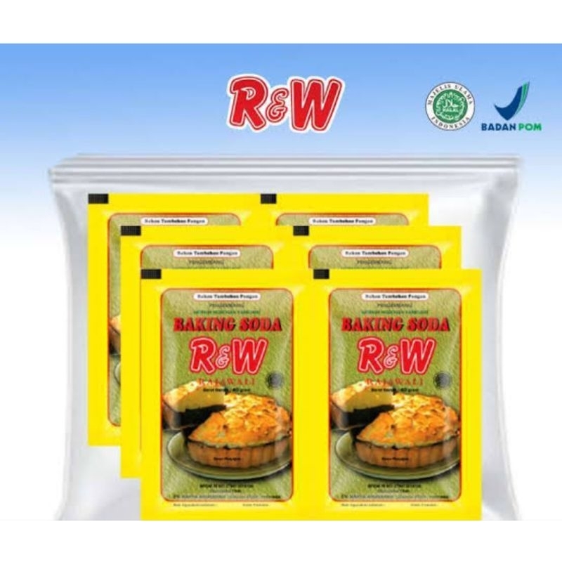 

BAHAN KUE BAKING SODA R&W RAJAWALI 40gr