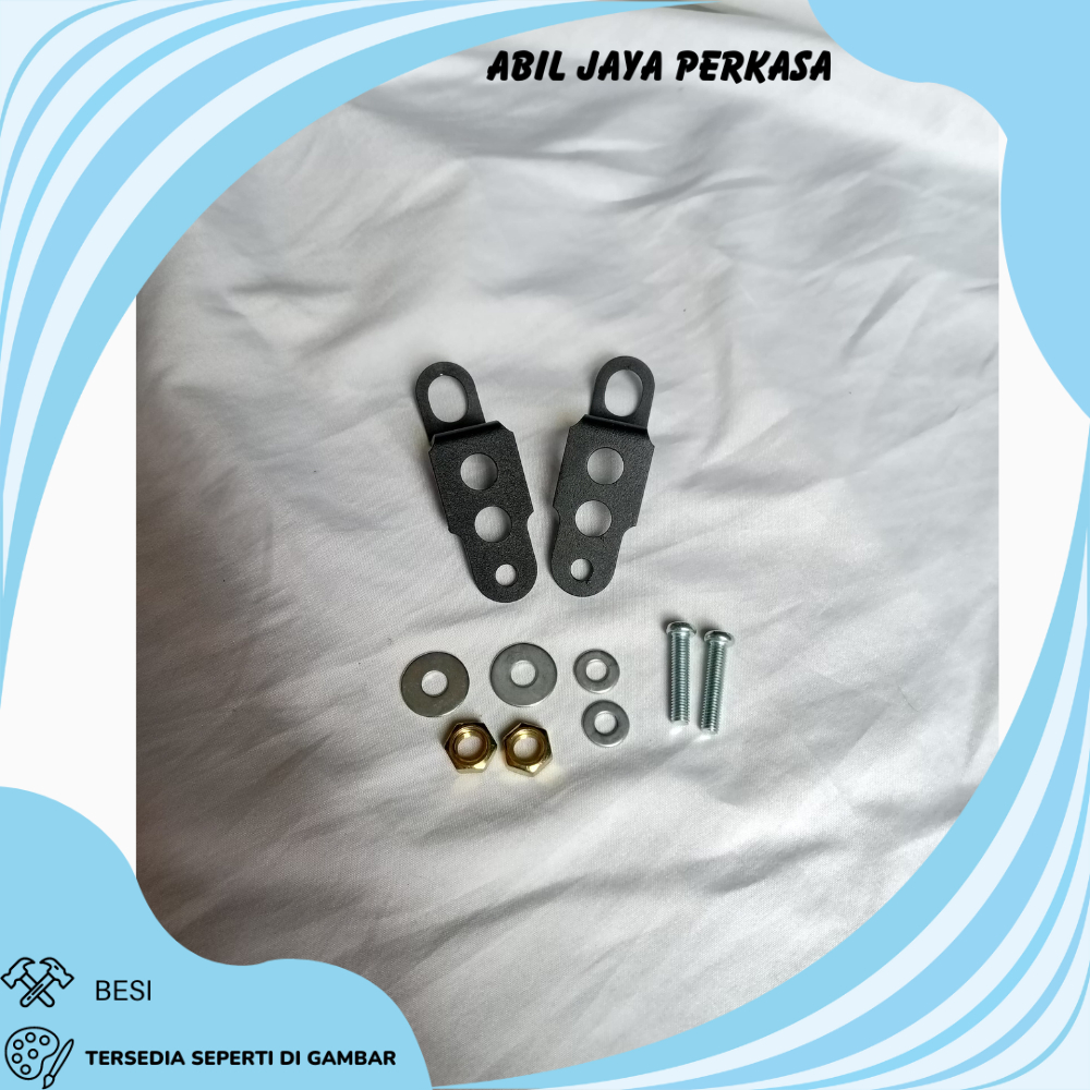 BRAKET LAMPU TEMBAK DUDUKAN LAMPU KOLONG AEROX CONNECTED SEPASANG
