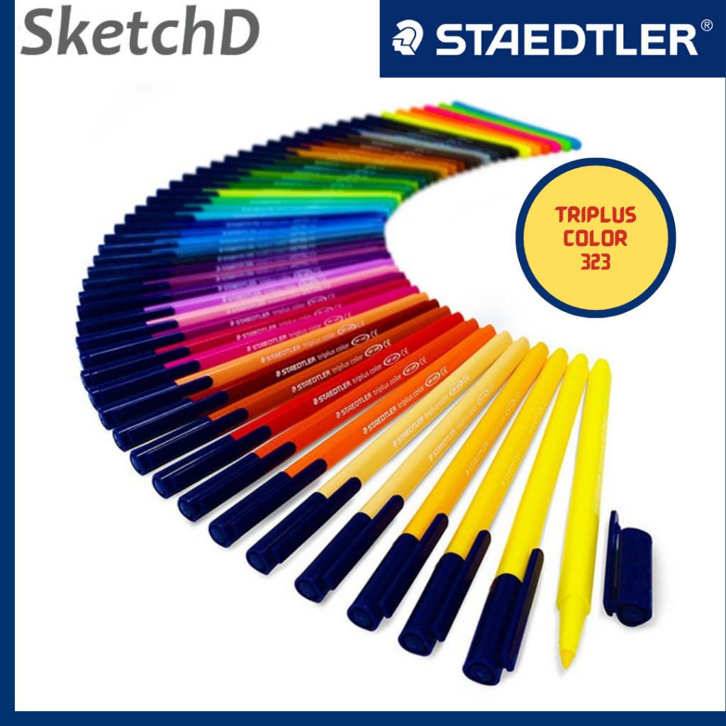 

Pena Triplus Colour Fibre Tip Spidol Staedtler Color Marker 0.5 mm Satuan