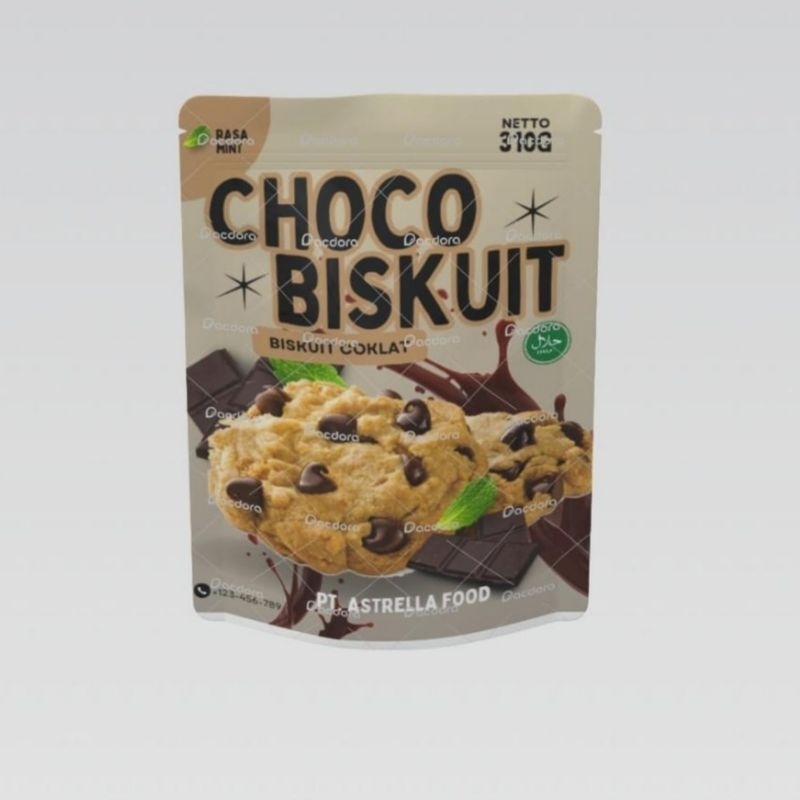 

Choco Biskuit rasa Mint kemasan 310g