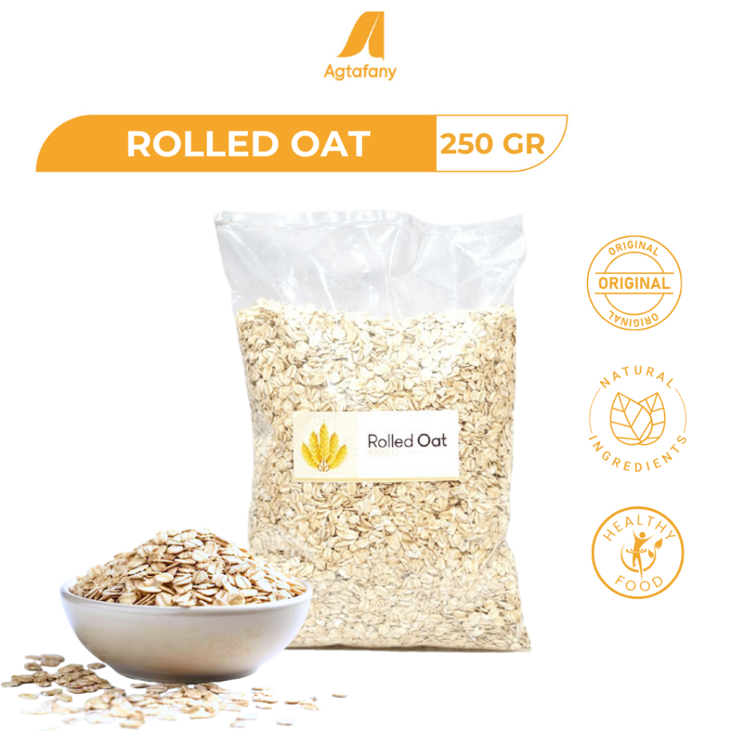 

Reguler Rolled Oat 250 Gram - Oatmeal Gandum Utuh Original